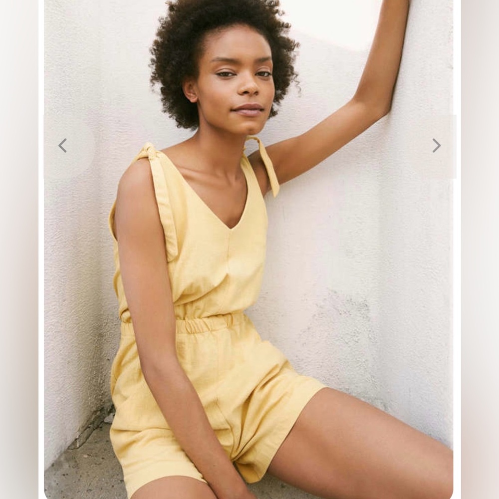 Eve Gravel Pissenlet 100% Cotton Romper XS